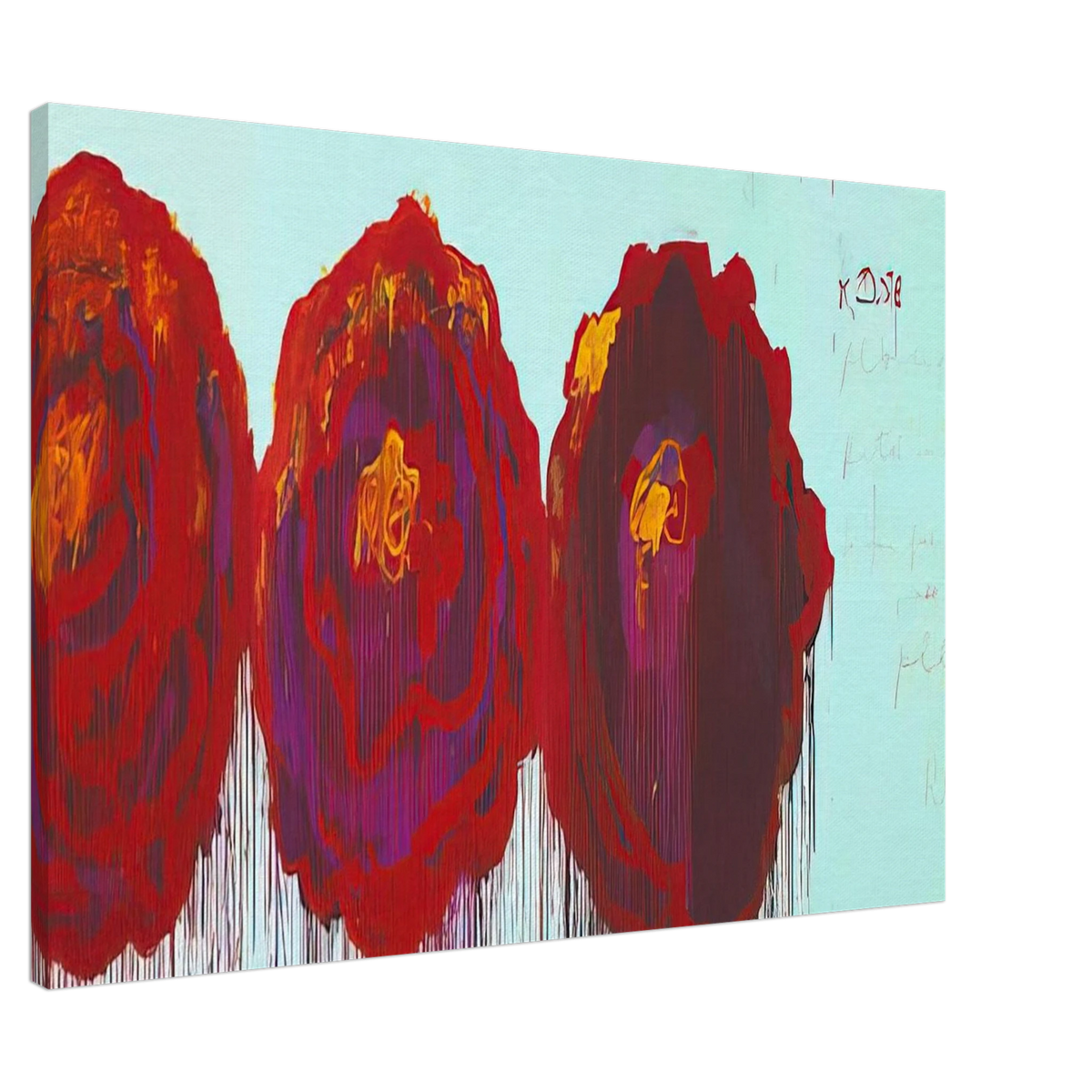 The Rose  IV  Canvas | Cy Twombly Canvas | Cy Twombly Store