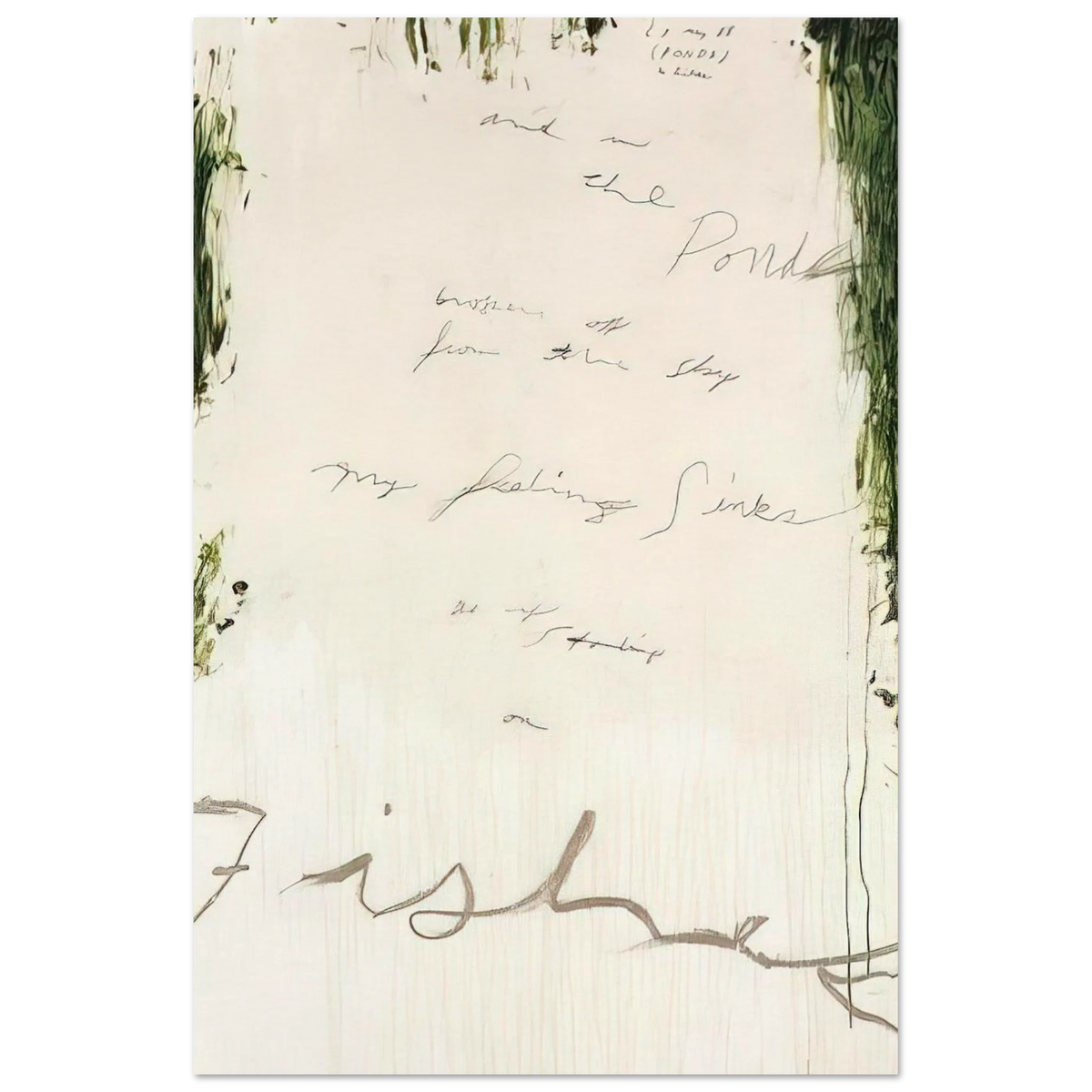 Untitled Part I Poster | Cy Twombly Poster | Cy Twombly Store