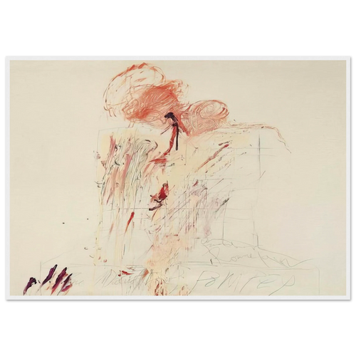 Death of Pompey  Rome  Framed Poster | Cy Twombly Framed Prints Wall Art | Cy Twombly Store