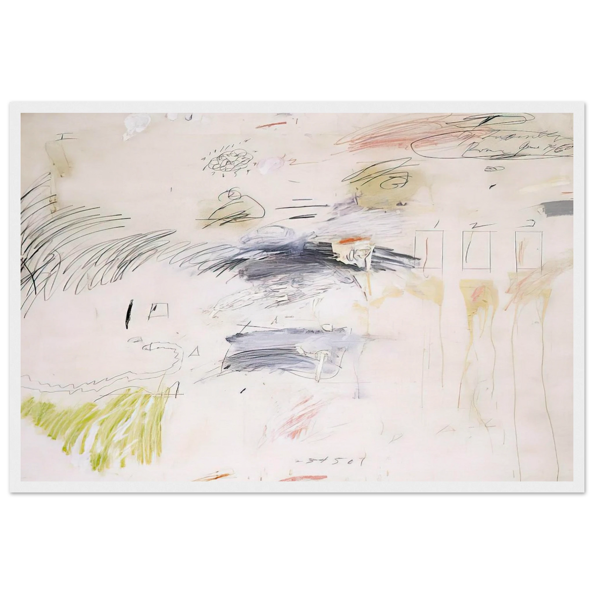 Untitled, Rome Framed Poster | Cy Twombly Framed Prints Wall Art | Cy Twombly Store