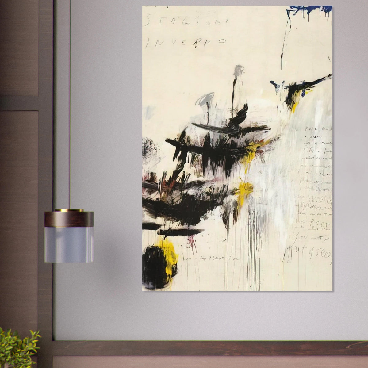 Quattro stagioni I. Inverno Poster | Cy Twombly Poster | Cy Twombly Store