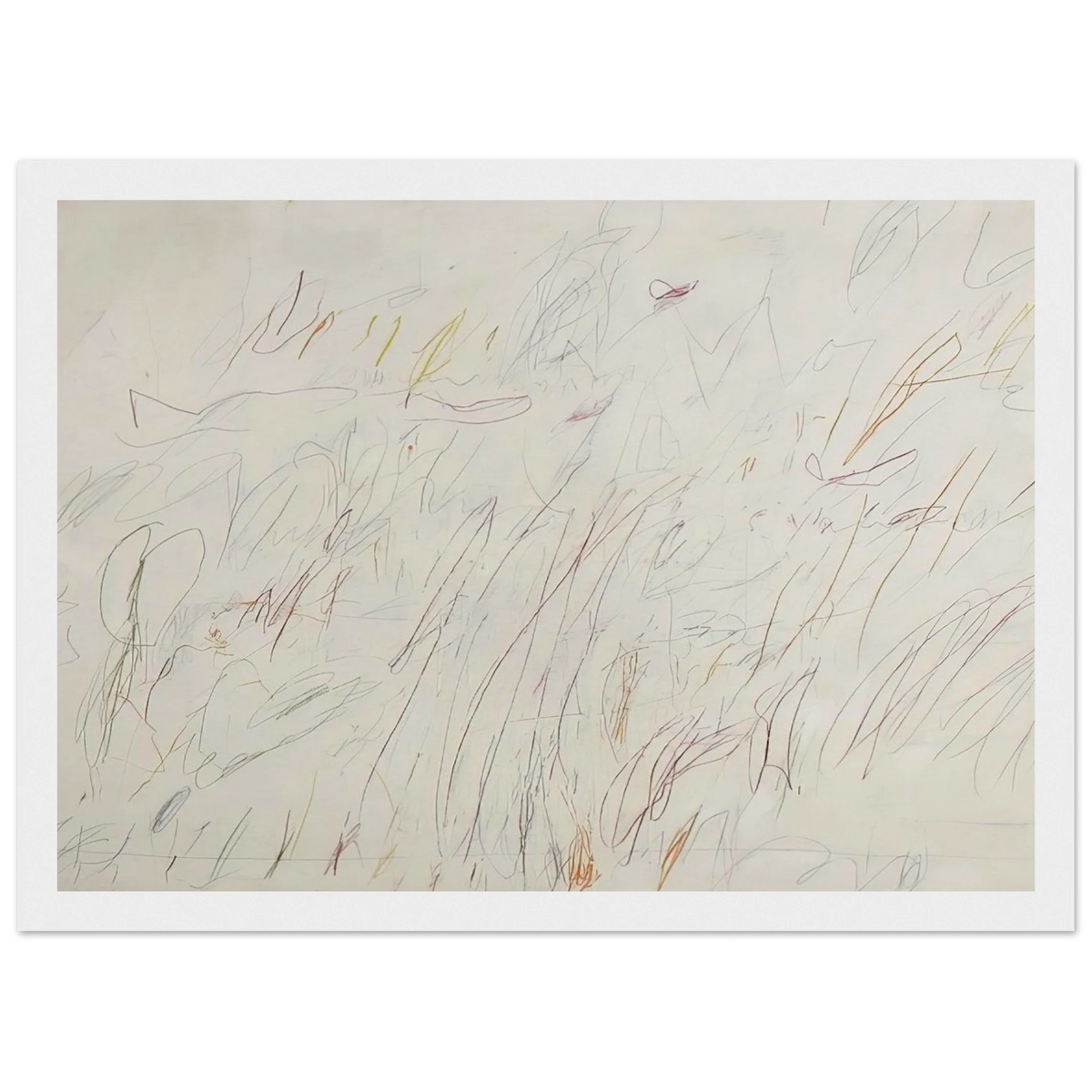 Sunset Framed Poster | Cy Twombly Framed Prints Wall Art | Cy Twombly Store