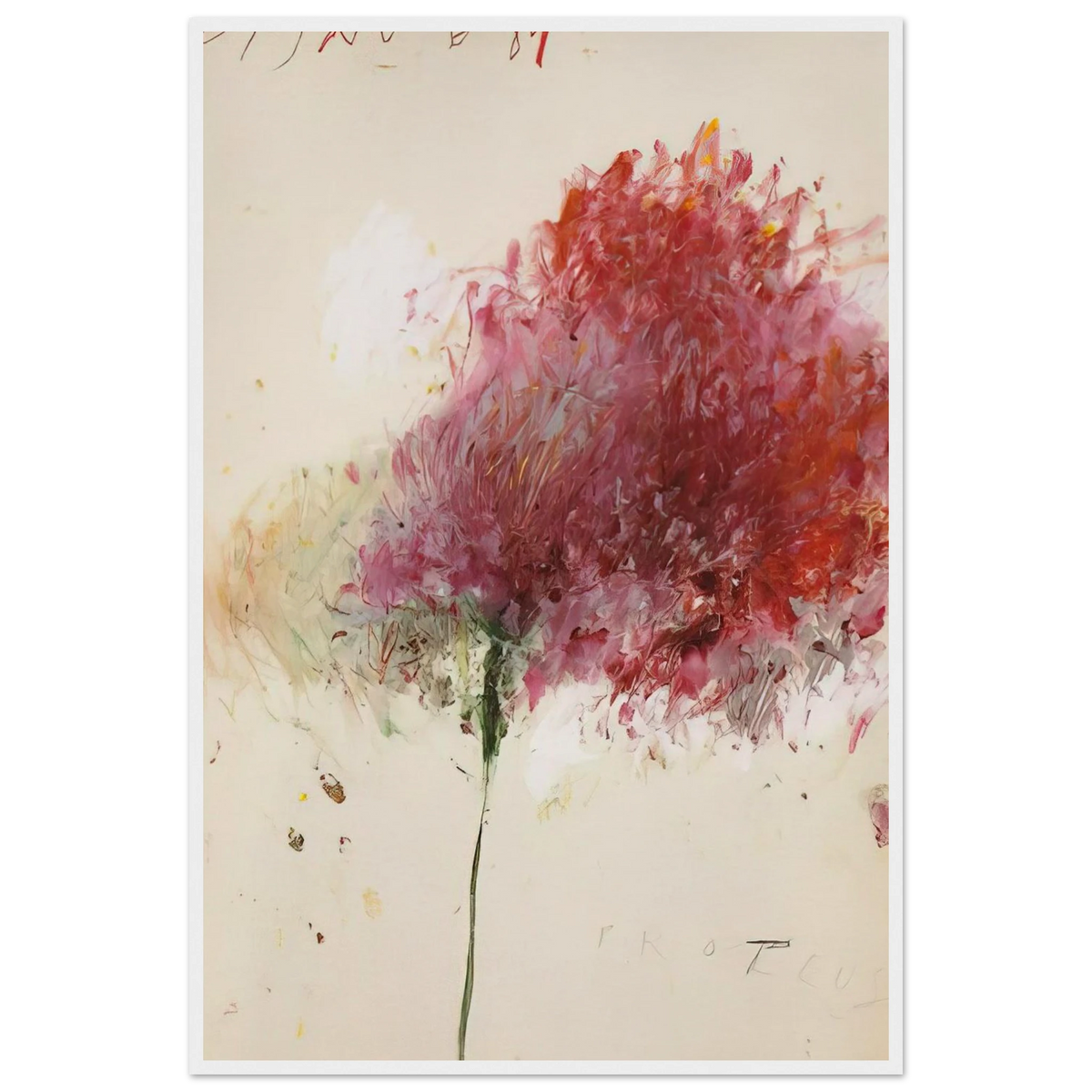 Proteus Framed Poster | Cy Twombly Framed Prints Wall Art | Cy Twombly Store