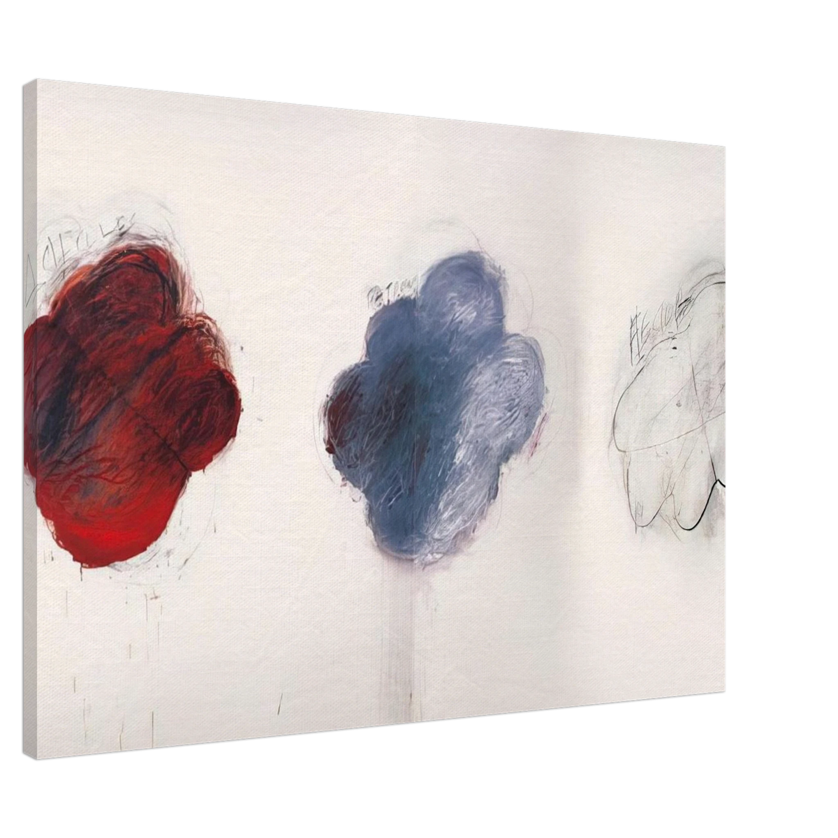 Fifty Days at Iliam. Shades of Achilles, Patroclus, and Hector Canvas | Cy Twombly Canvas | Cy Twombly Store