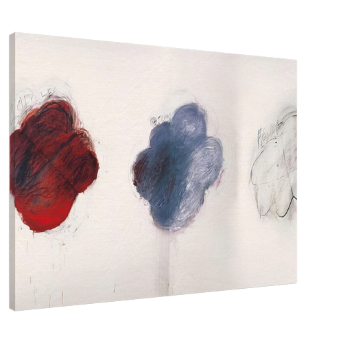 Fifty Days at Iliam. Shades of Achilles, Patroclus, and Hector Canvas | Cy Twombly Canvas | Cy Twombly Store