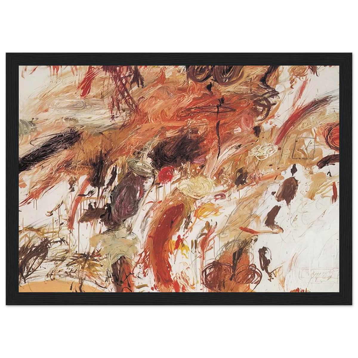 Ferragosto V Framed Poster | Cy Twombly Framed Prints Wall Art | Cy Twombly Store