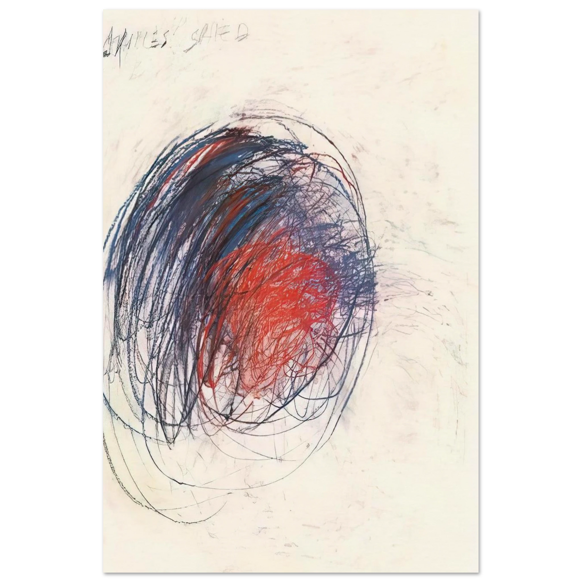Fifty Days at Iliam. Shield of Achilles Poster | Cy Twombly Poster | Cy Twombly Store