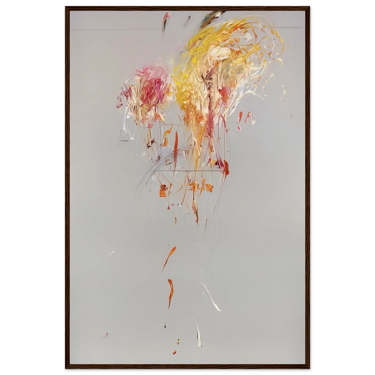 Nine Discourses on Commodus, Part IX Framed Poster | Cy Twombly Framed Prints Wall Art | Cy Twombly Store