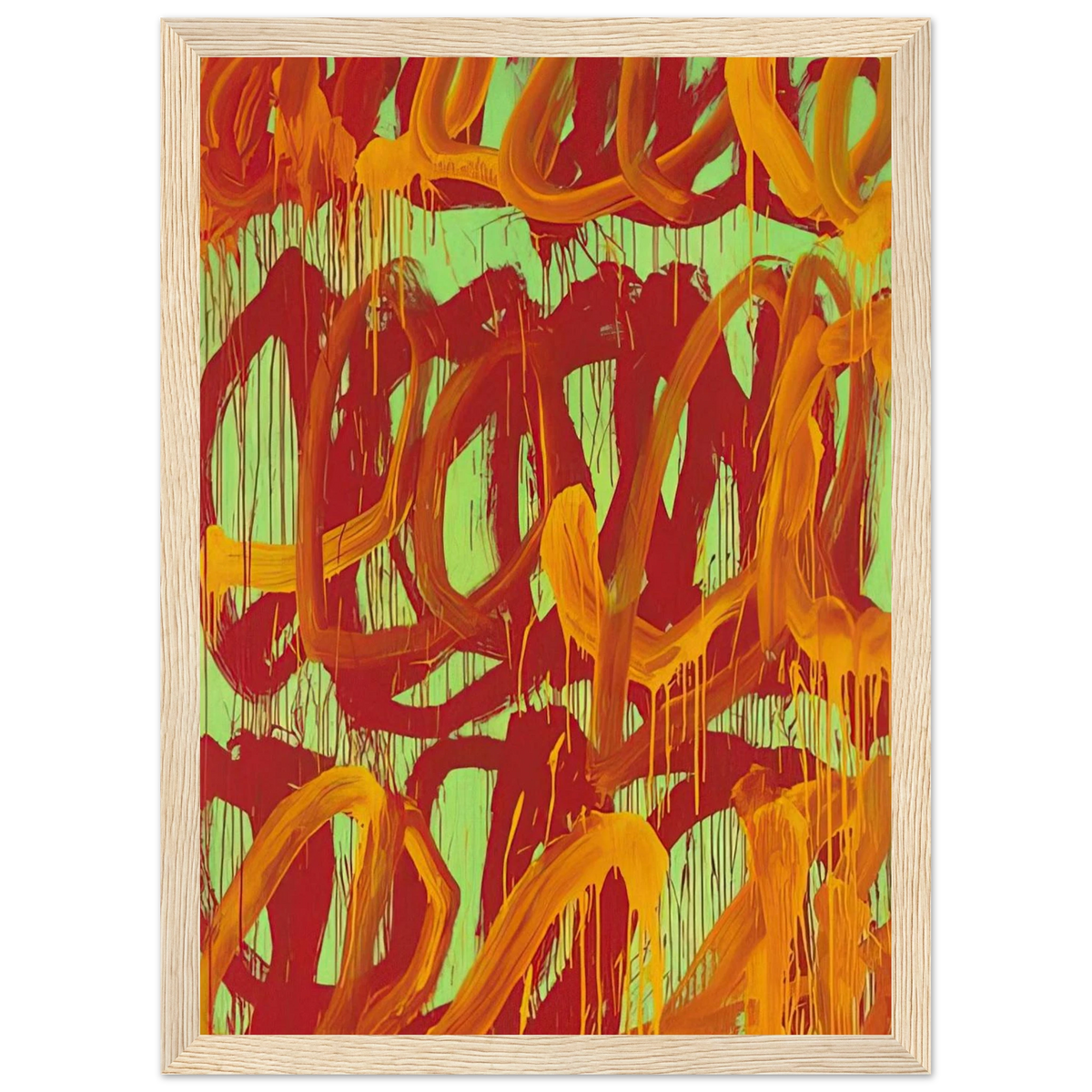 Camino Real  II  Framed Poster | Cy Twombly Framed Prints Wall Art | Cy Twombly Store
