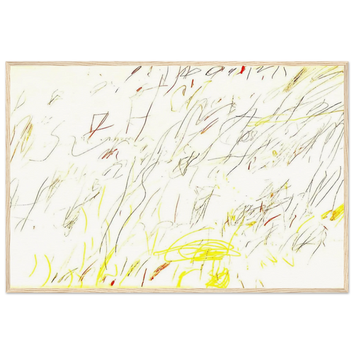 Blue Room Framed Poster | Cy Twombly Framed Prints Wall Art | Cy Twombly Store