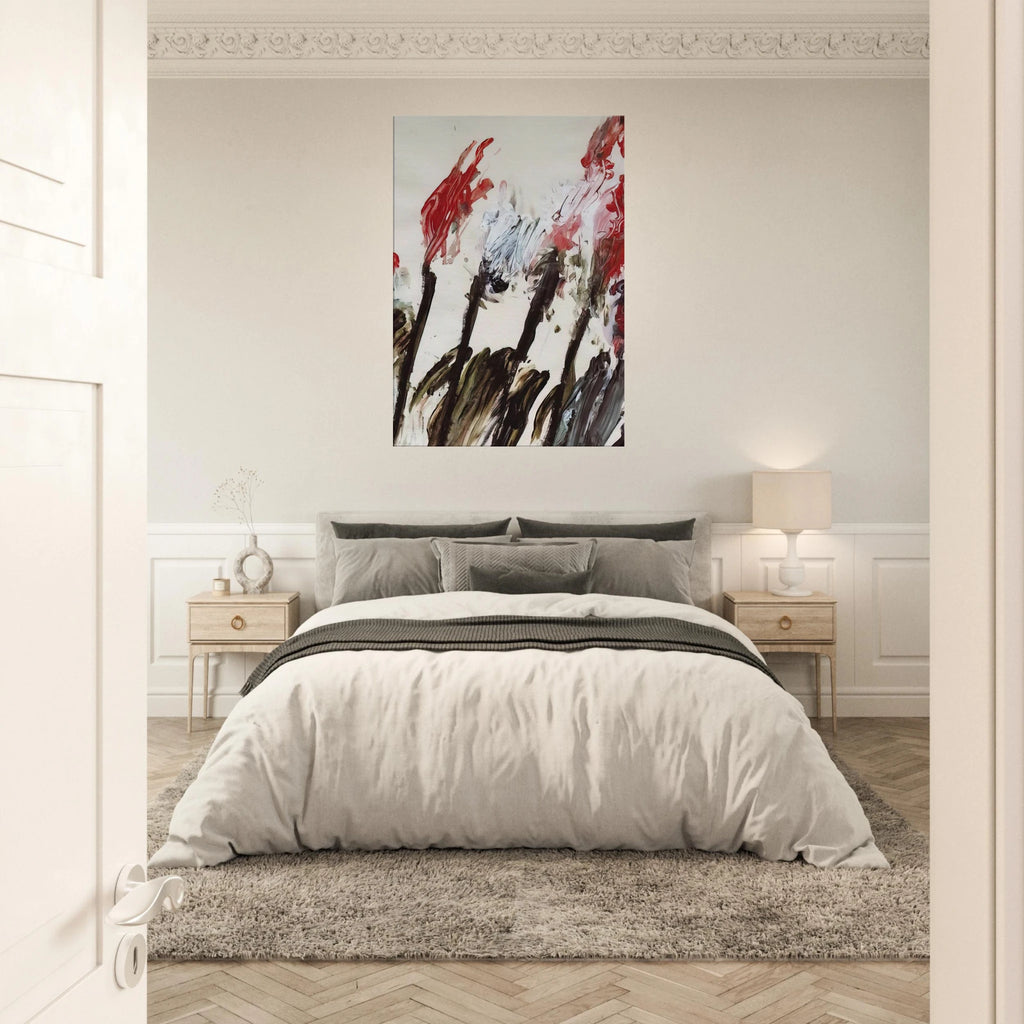 Nicola's Irises Canvas | Cy Twombly Canvas | Cy Twombly Store