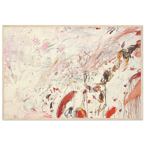 Ferragosto III Framed Poster | Cy Twombly Framed Prints Wall Art | Cy Twombly Store