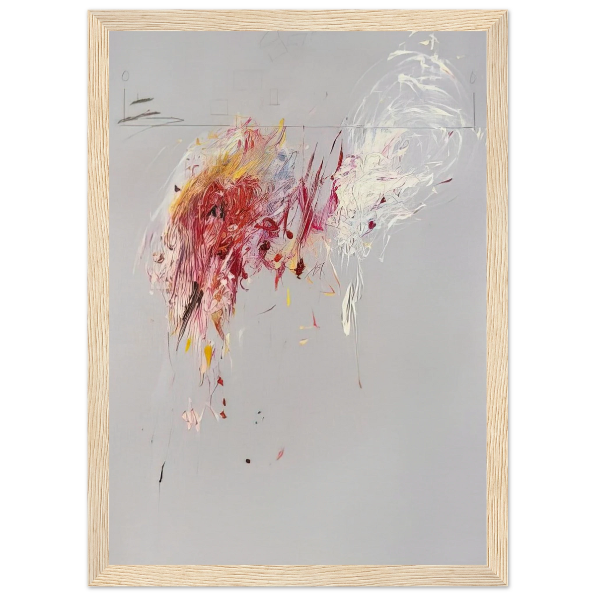 Nine Discourses on Commodus, Part V Framed Poster | Cy Twombly Framed Prints Wall Art | Cy Twombly Store