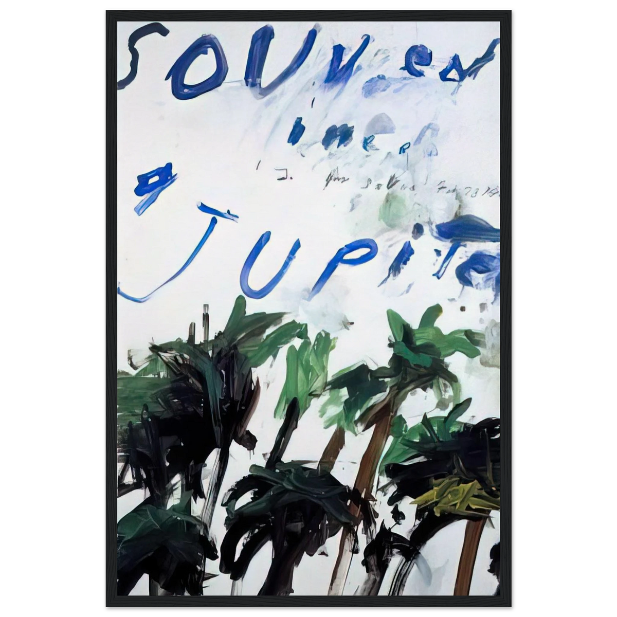 Souvenir Framed Poster | Cy Twombly Framed Prints Wall Art | Cy Twombly Store