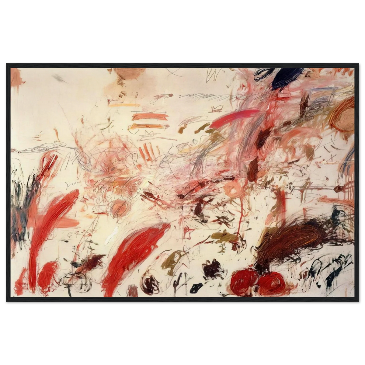 Ferragosto IV Framed Poster | Cy Twombly Framed Prints Wall Art | Cy Twombly Store