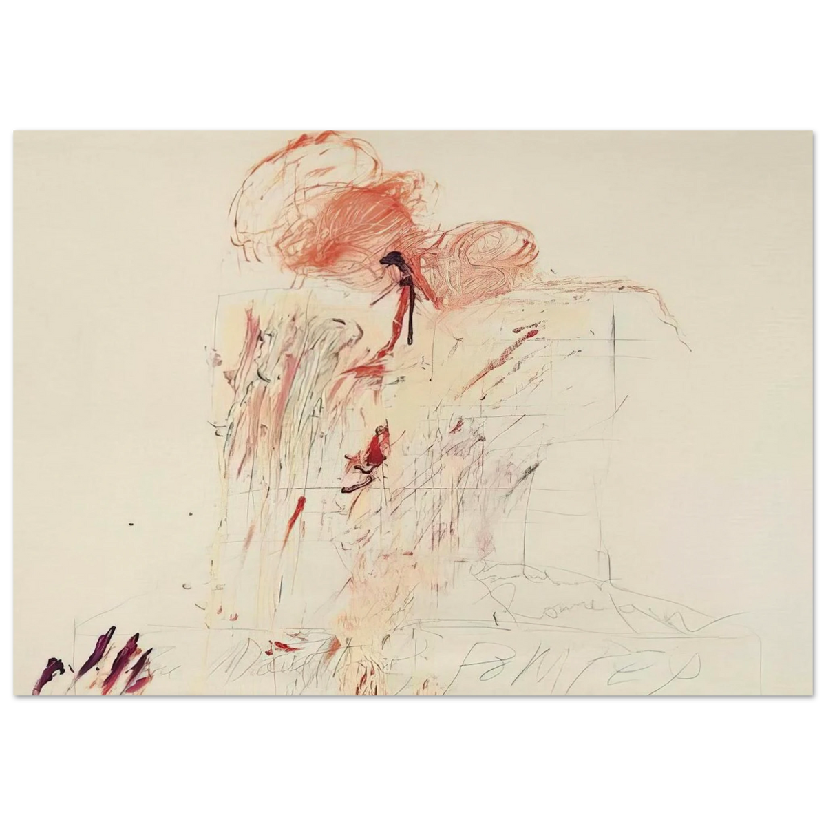 Death of Pompey  Rome  Poster | Cy Twombly Poster | Cy Twombly Store