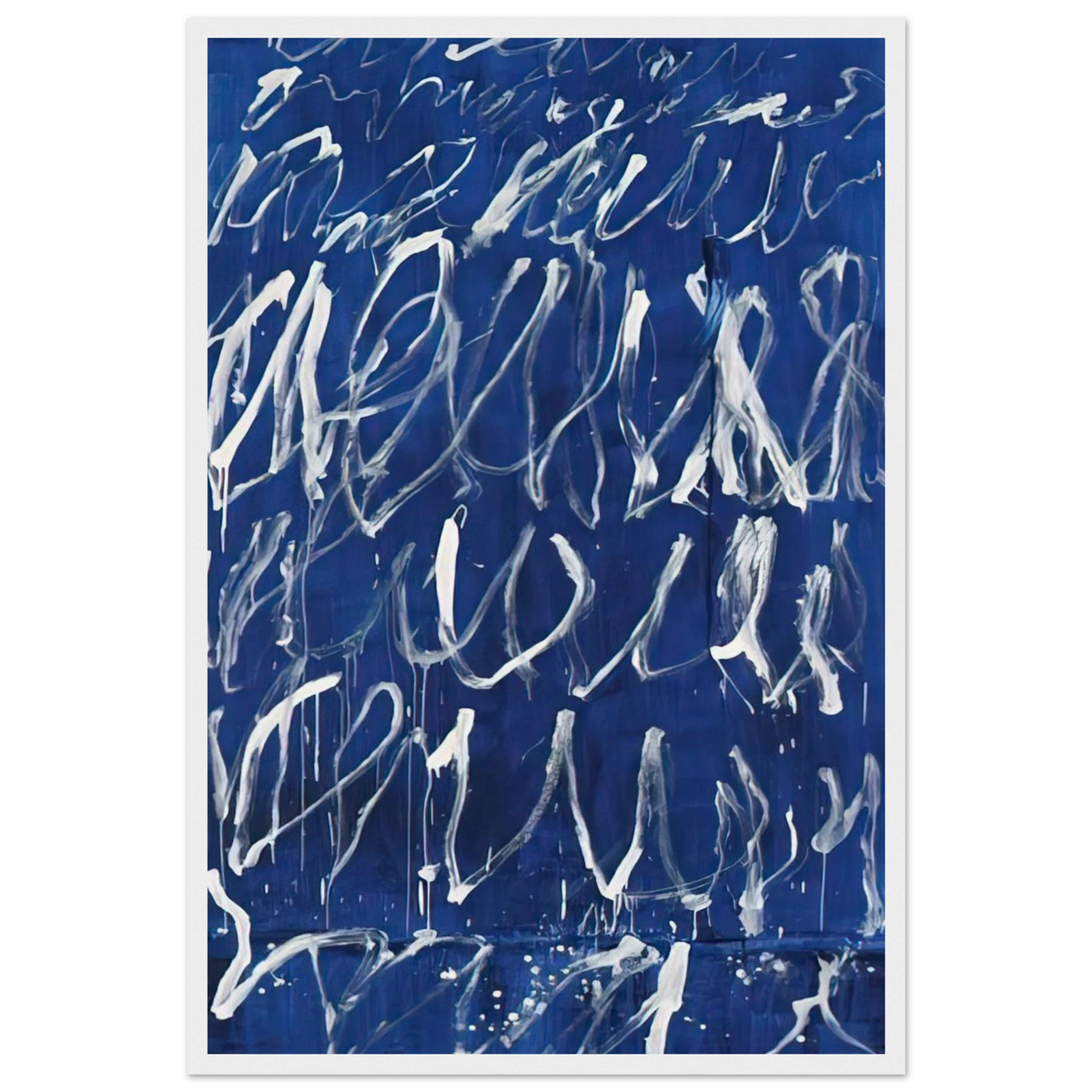 Untitled Framed Poster | Cy Twombly Framed Prints Wall Art | Cy Twombly Store