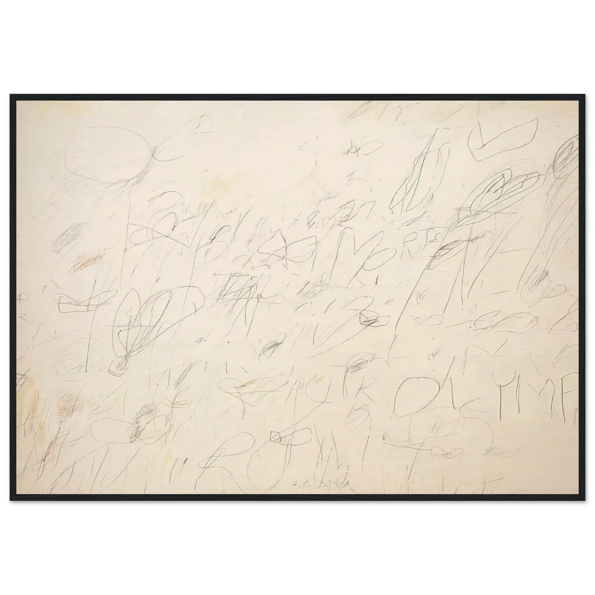 Olympia Framed Poster | Cy Twombly Framed Prints Wall Art | Cy Twombly Store
