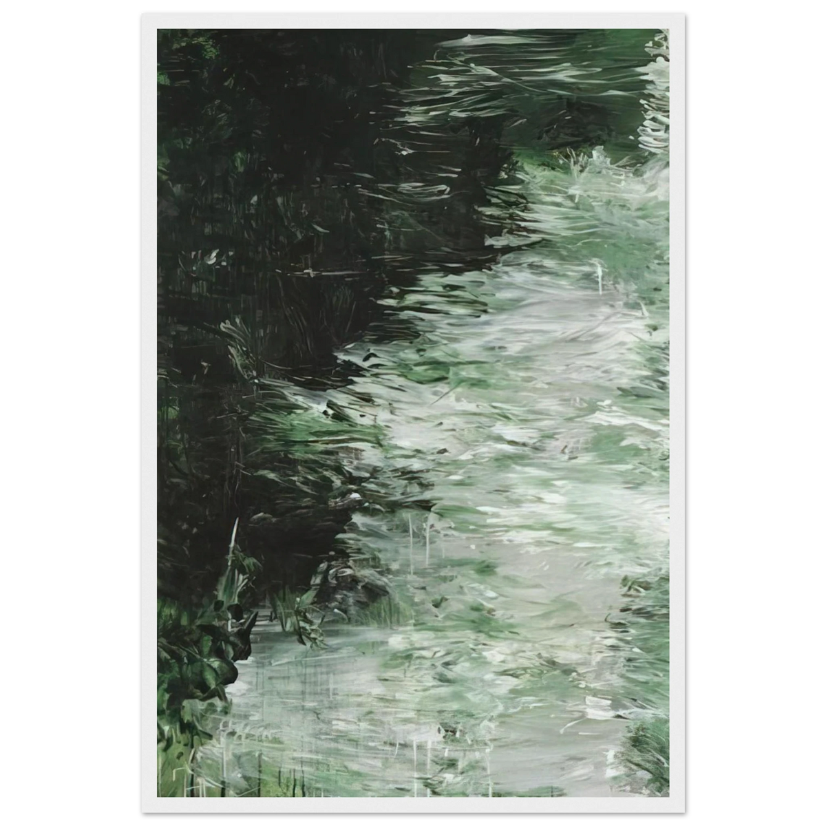 Untitled Part VII Framed Poster | Cy Twombly Framed Prints Wall Art | Cy Twombly Store