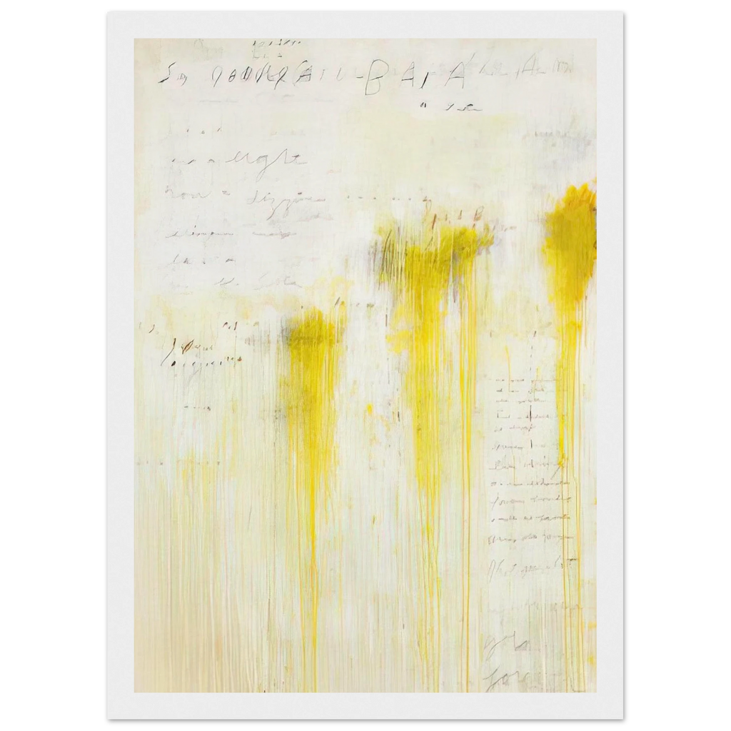 Quattro Stagioni II. Estate Framed Poster | Cy Twombly Framed Prints Wall Art | Cy Twombly Store