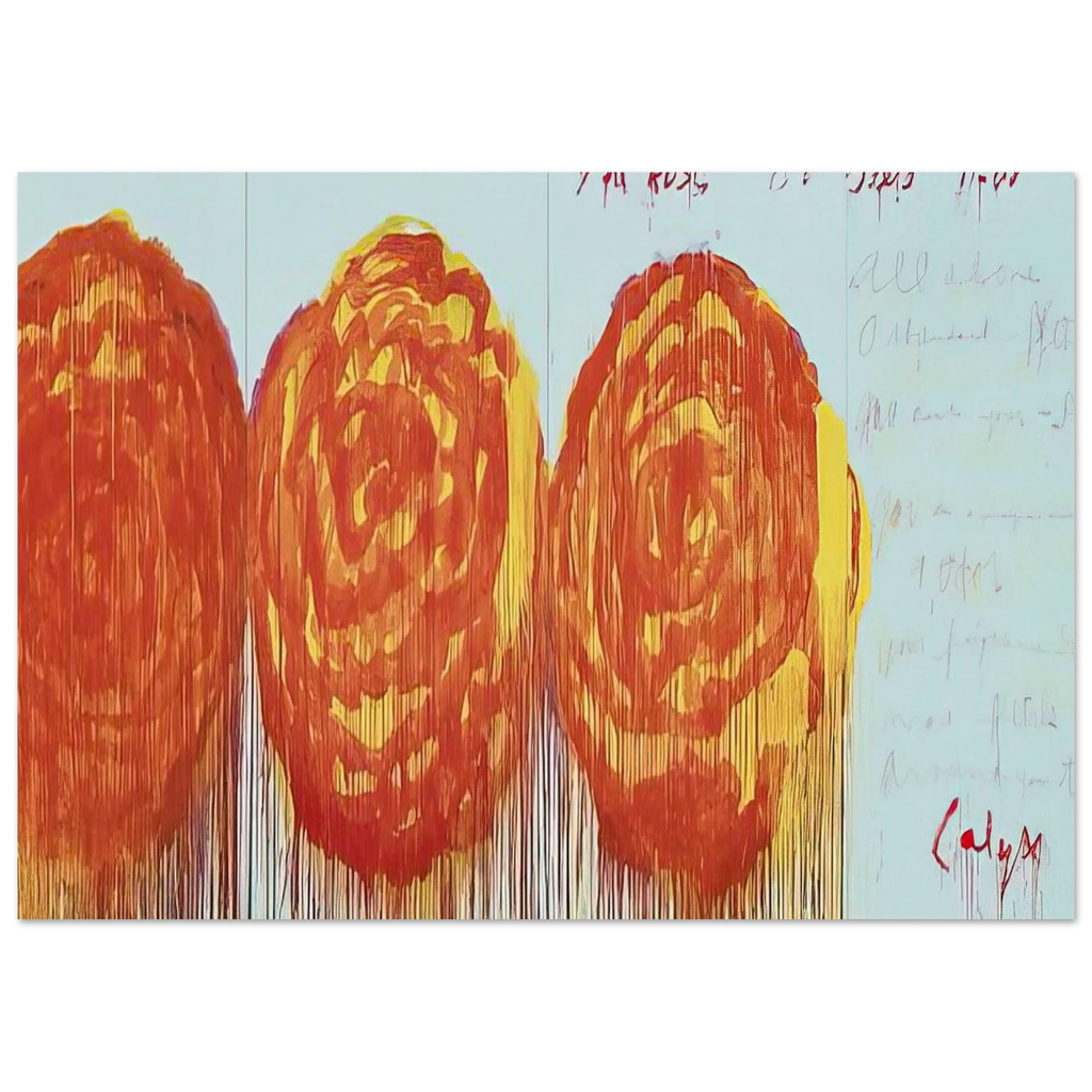 The Rose  II  Poster | Cy Twombly Poster | Cy Twombly Store