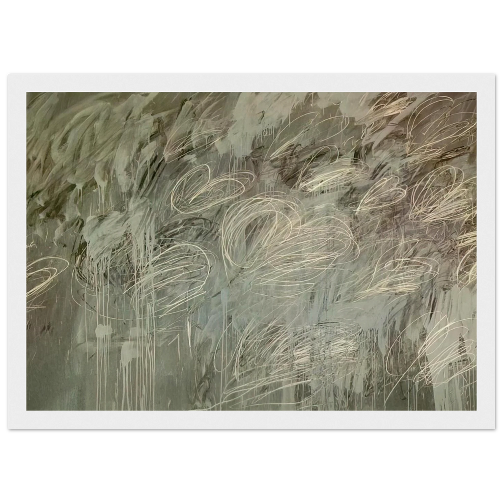III Notes from Salalah,  Note II  Framed Poster | Cy Twombly Framed Prints Wall Art | Cy Twombly Store