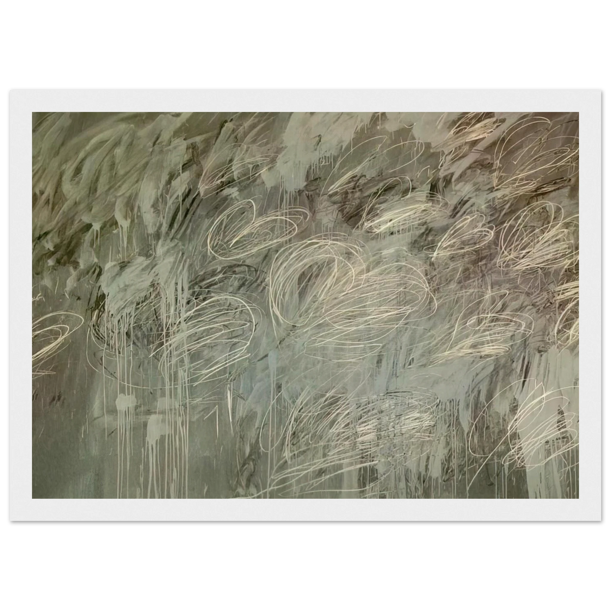 III Notes from Salalah,  Note II  Framed Poster | Cy Twombly Framed Prints Wall Art | Cy Twombly Store