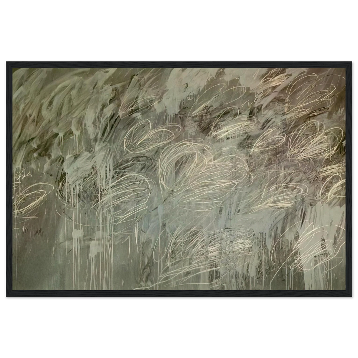 III Notes from Salalah,  Note II  Framed Poster | Cy Twombly Framed Prints Wall Art | Cy Twombly Store