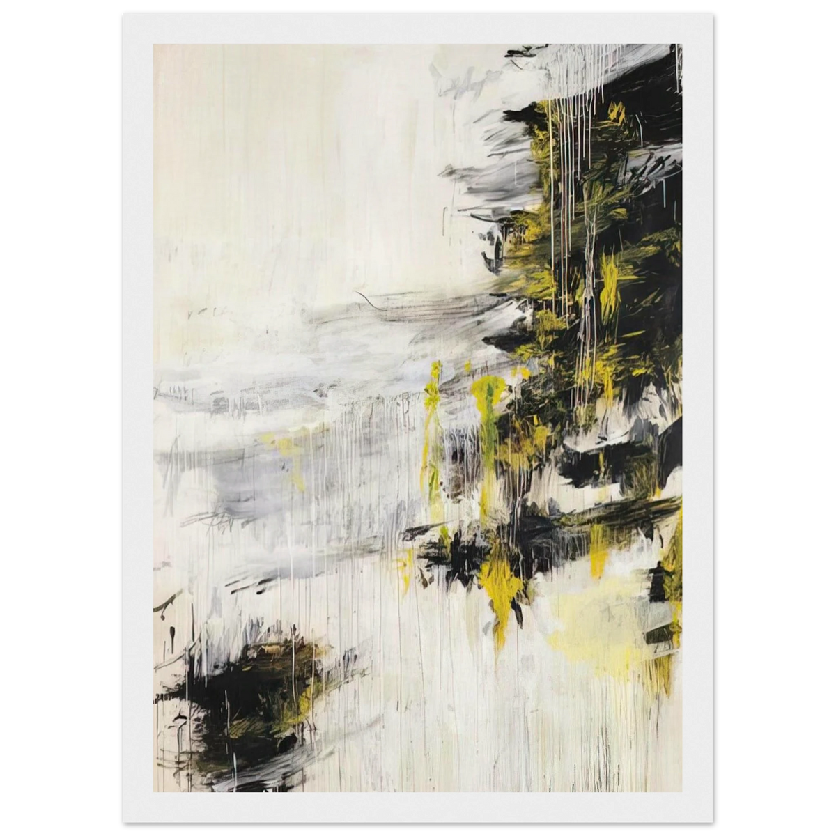 Quattro Stagioni II. Inverno Framed Poster | Cy Twombly Framed Prints Wall Art | Cy Twombly Store