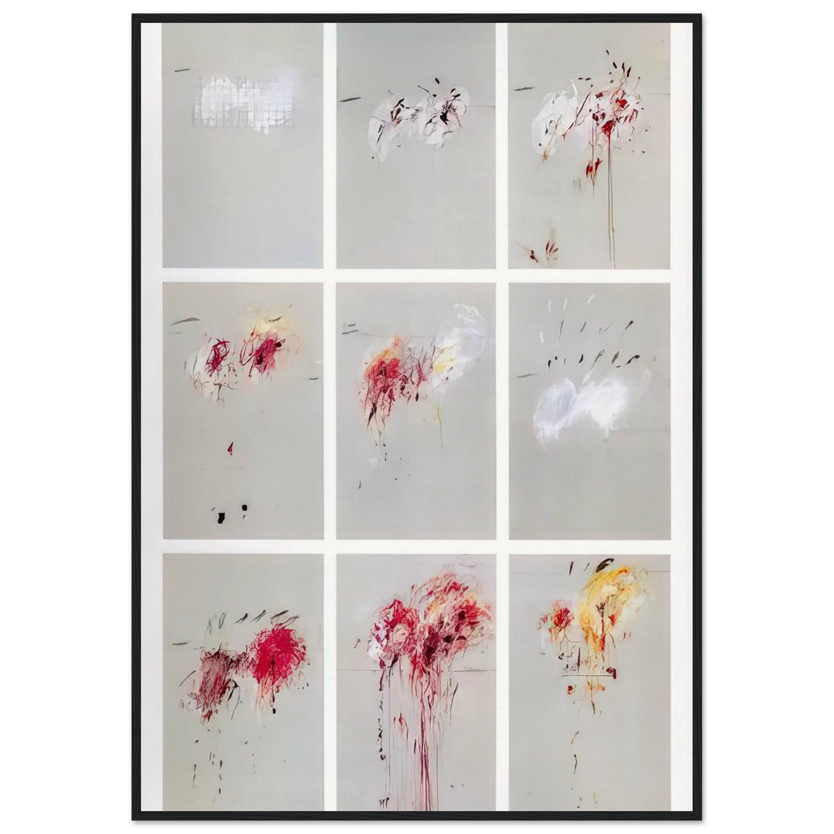 Nine Discourses on Commodus Framed Poster | Cy Twombly Framed Prints Wall Art | Cy Twombly Store