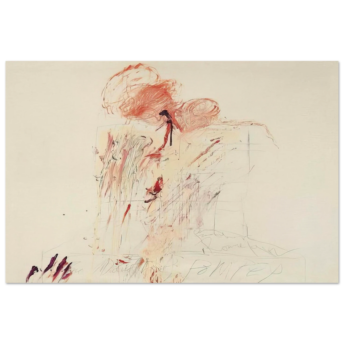 Death of Pompey  Rome  Poster | Cy Twombly Poster | Cy Twombly Store