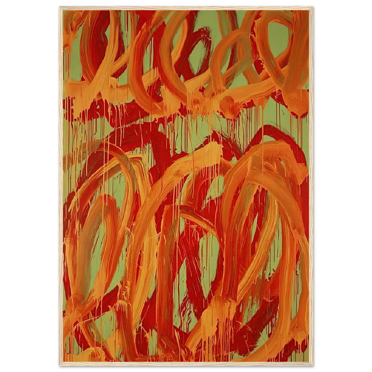 Camino Real  IV  Framed Poster | Cy Twombly Framed Prints Wall Art | Cy Twombly Store
