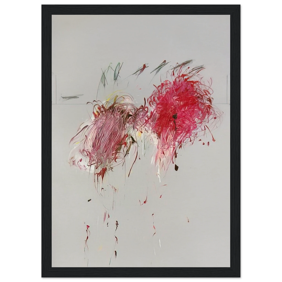 Nine Discourses on Commodus, , Part VII Framed Poster | Cy Twombly Framed Prints Wall Art | Cy Twombly Store
