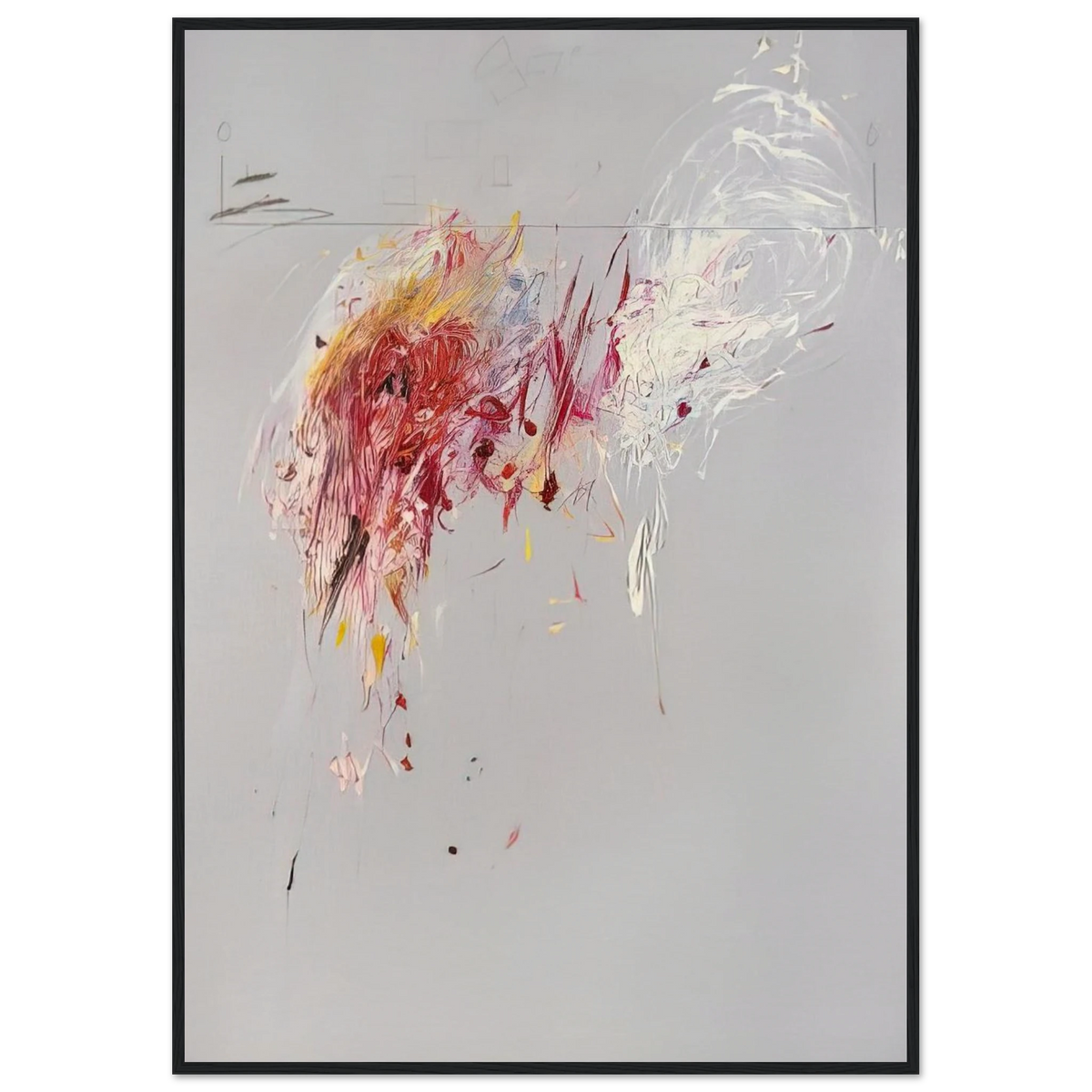 Nine Discourses on Commodus, Part V Framed Poster | Cy Twombly Framed Prints Wall Art | Cy Twombly Store