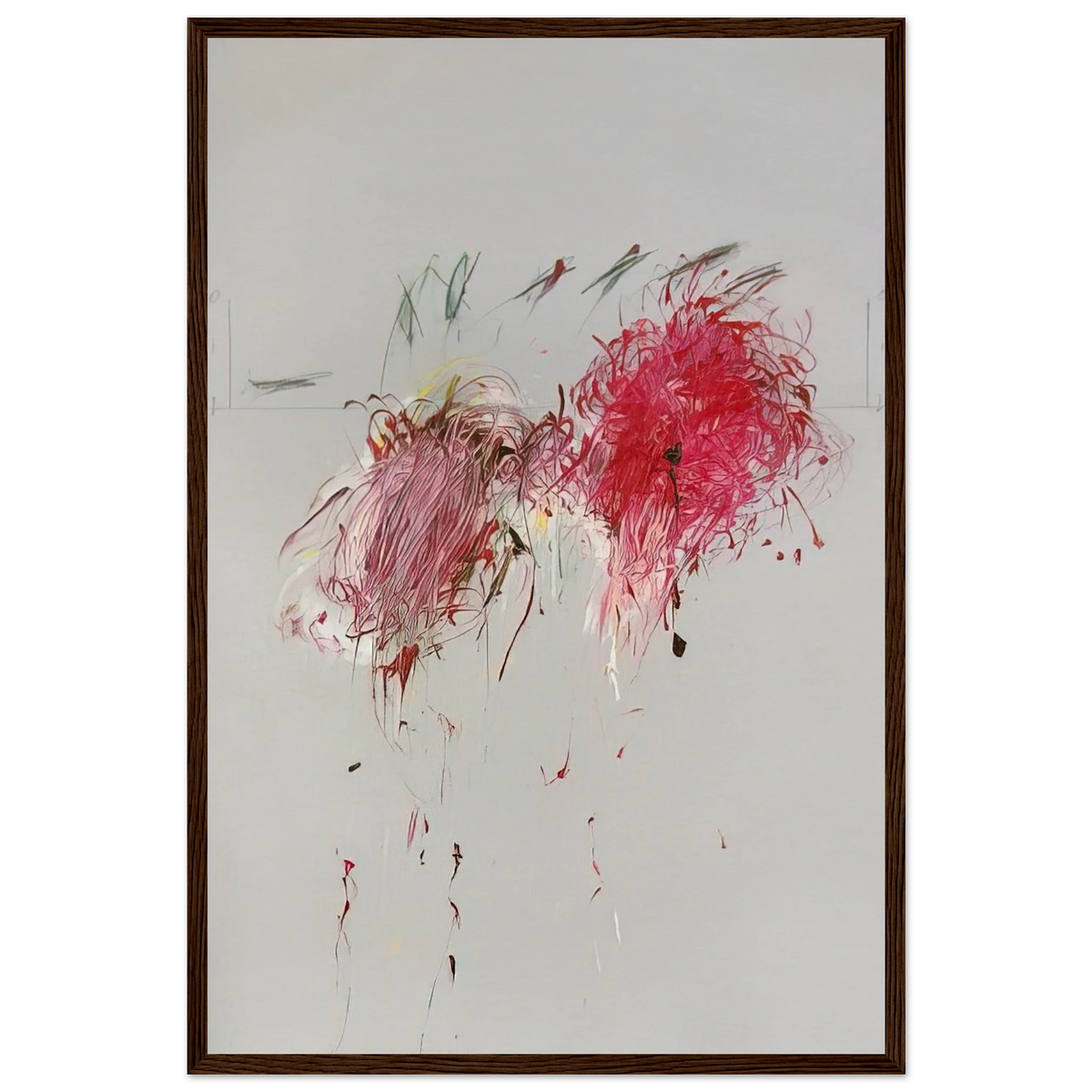 Nine Discourses on Commodus, , Part VII Framed Poster | Cy Twombly Framed Prints Wall Art | Cy Twombly Store