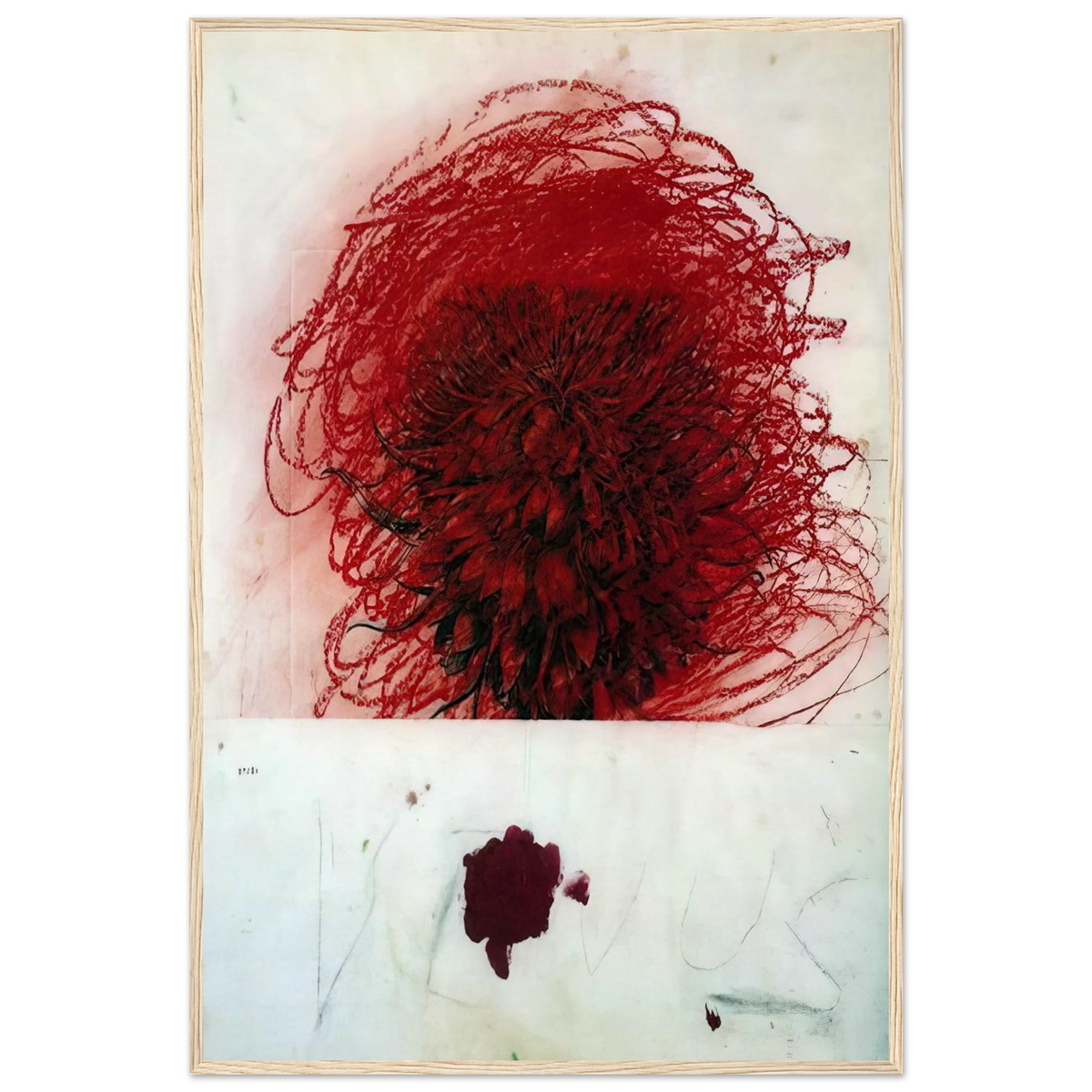 Pan II Framed Poster | Cy Twombly Framed Prints Wall Art | Cy Twombly Store