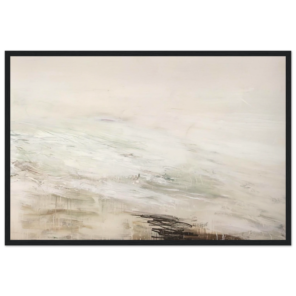 Hero and Leandro  A Painting in Four Parts  Part II Framed Poster | Cy Twombly Framed Prints Wall Art | Cy Twombly Store