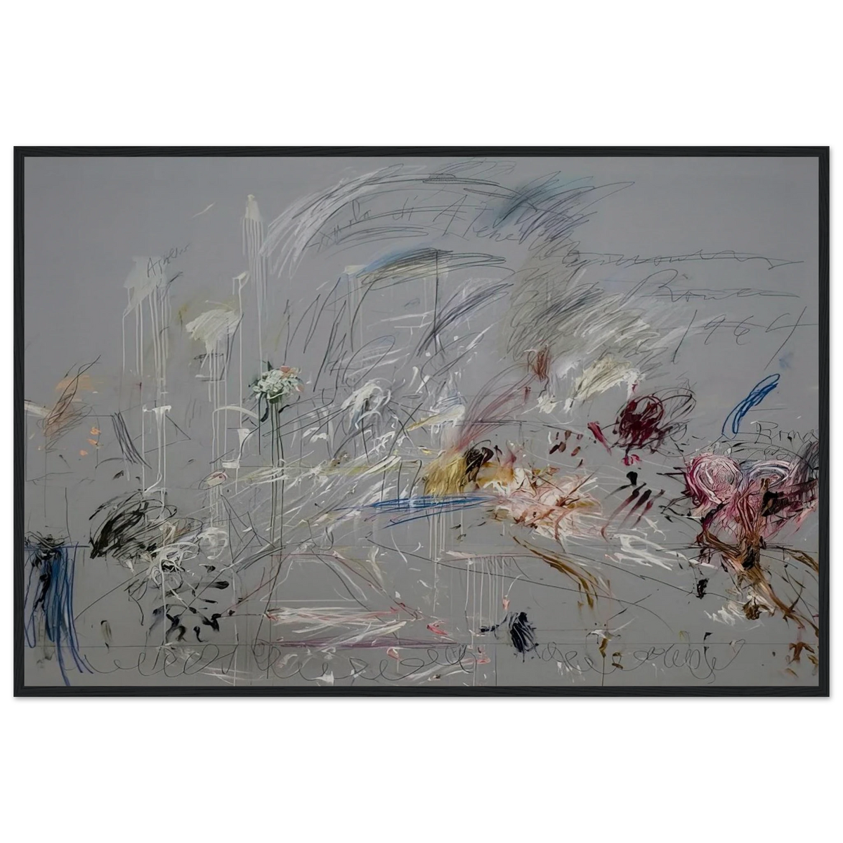 School of Athens Framed Poster | Cy Twombly Framed Prints Wall Art | Cy Twombly Store