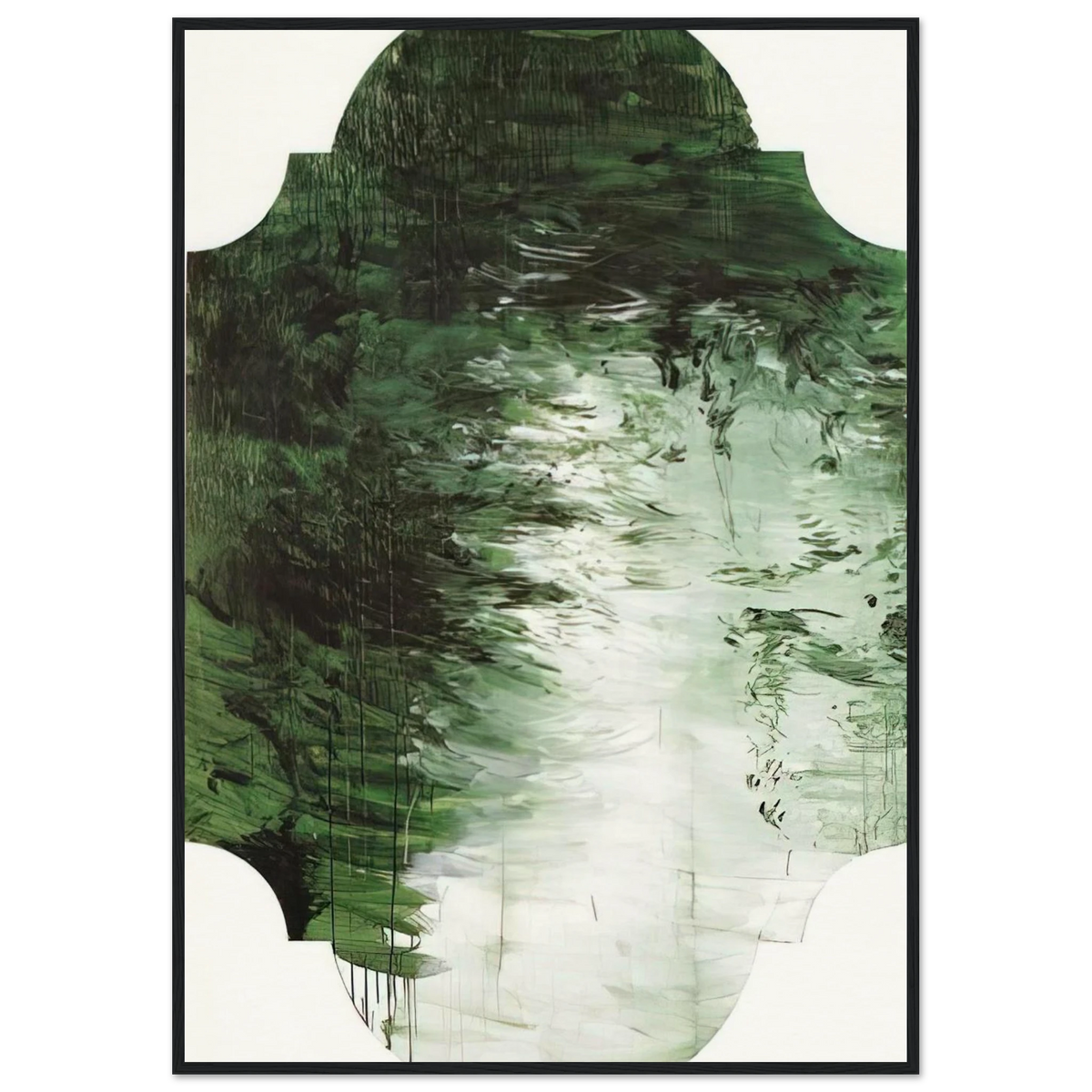 Untitled Part V Framed Poster | Cy Twombly Framed Prints Wall Art | Cy Twombly Store