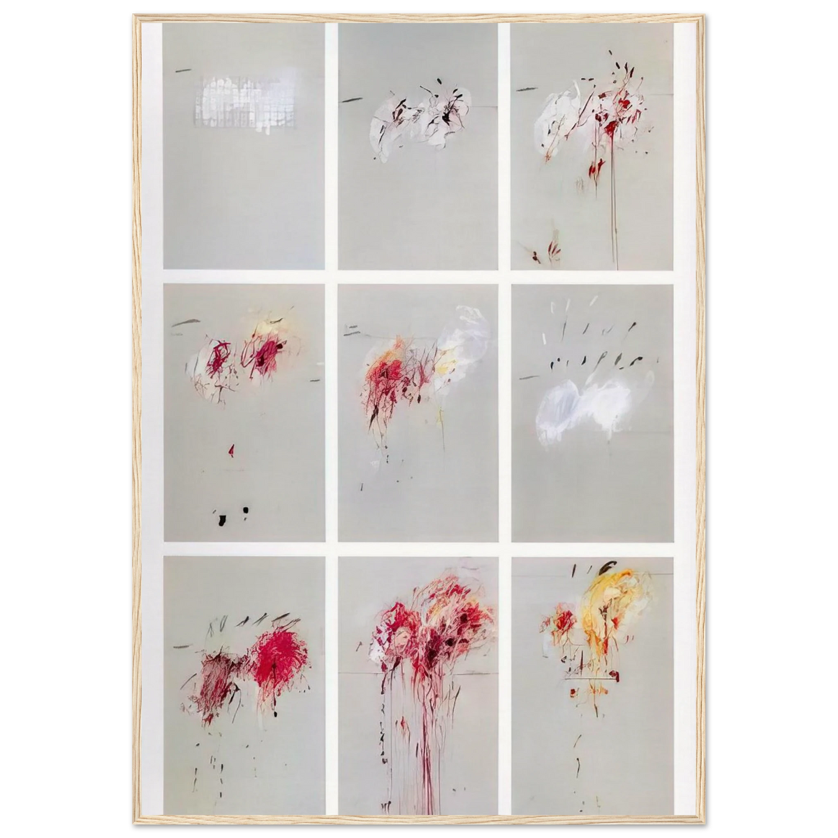 Nine Discourses on Commodus Framed Poster | Cy Twombly Framed Prints Wall Art | Cy Twombly Store