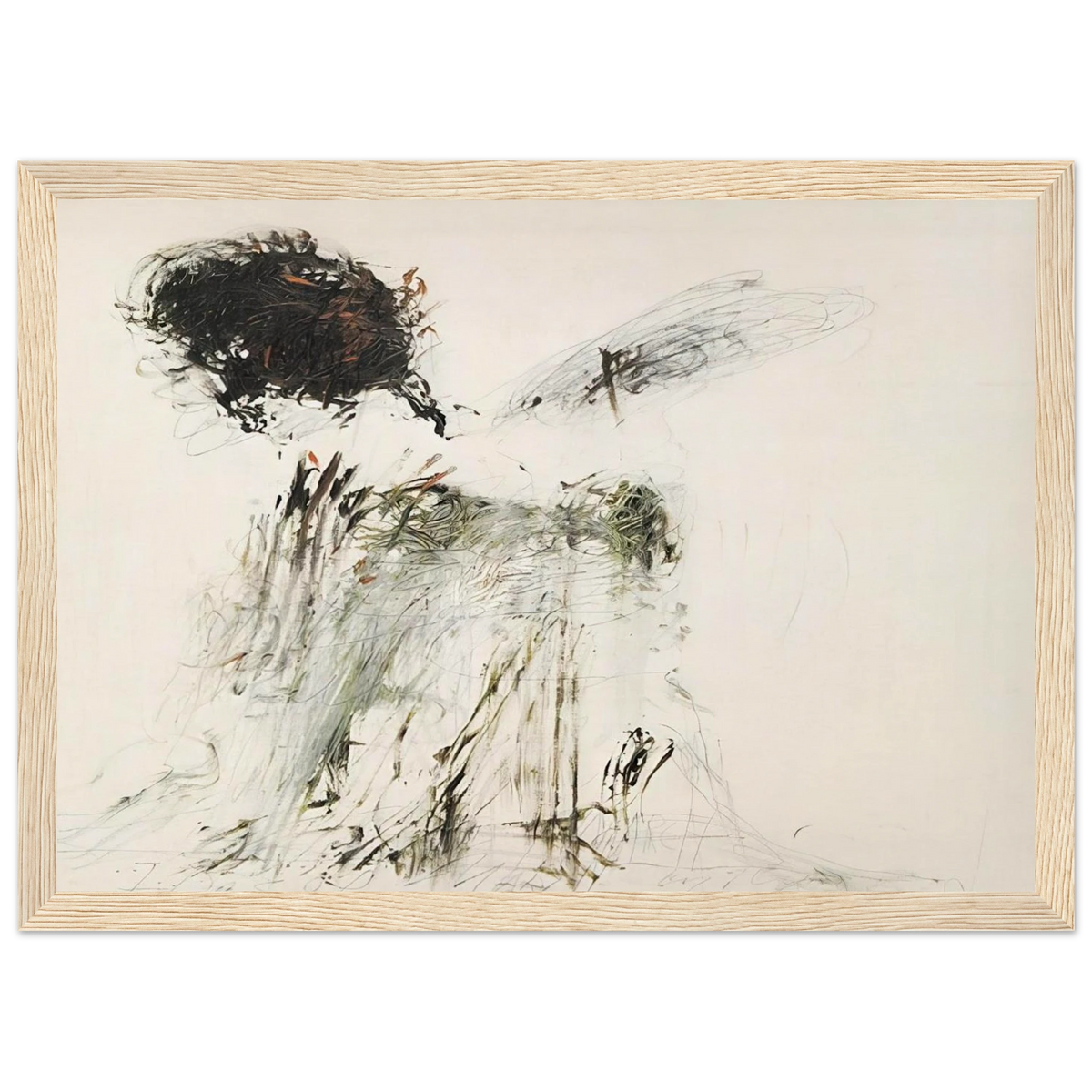 Ides of March Framed Poster | Cy Twombly Framed Prints Wall Art | Cy Twombly Store