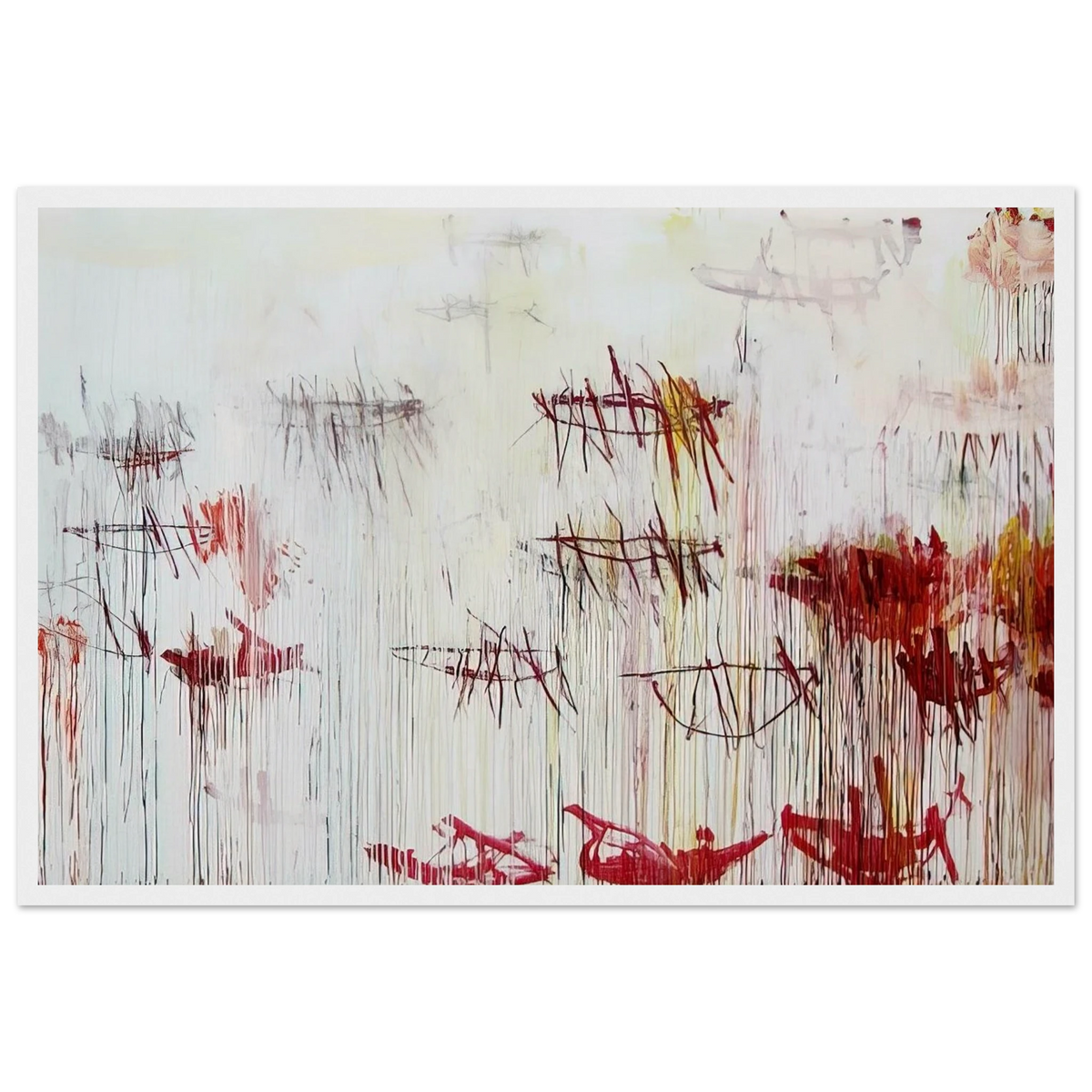 Lepanto, Part IX Framed Poster | Cy Twombly Framed Prints Wall Art | Cy Twombly Store