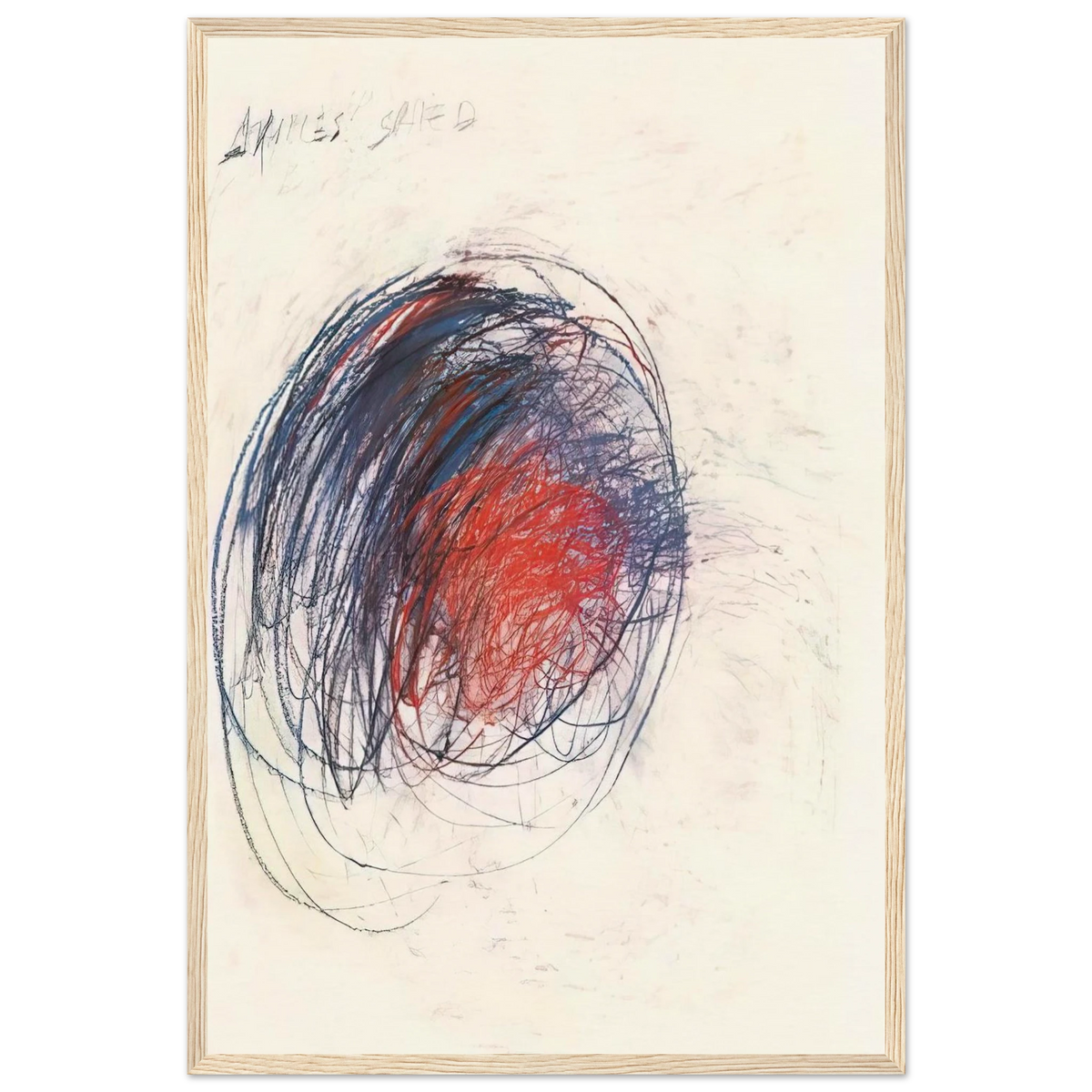Fifty Days at Iliam. Shield of Achilles Framed Poster | Cy Twombly Framed Prints Wall Art | Cy Twombly Store