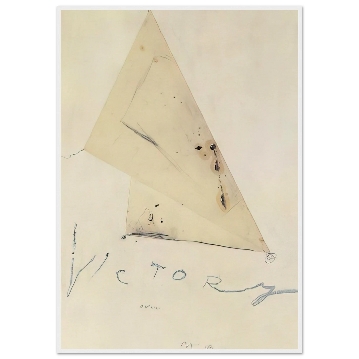 Victory Framed Poster | Cy Twombly Framed Prints Wall Art | Cy Twombly Store