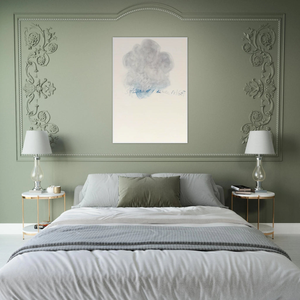 Fifty Days at Iliam. Shades of Eternal Night Framed Poster | Cy Twombly Framed Prints Wall Art | Cy Twombly Store
