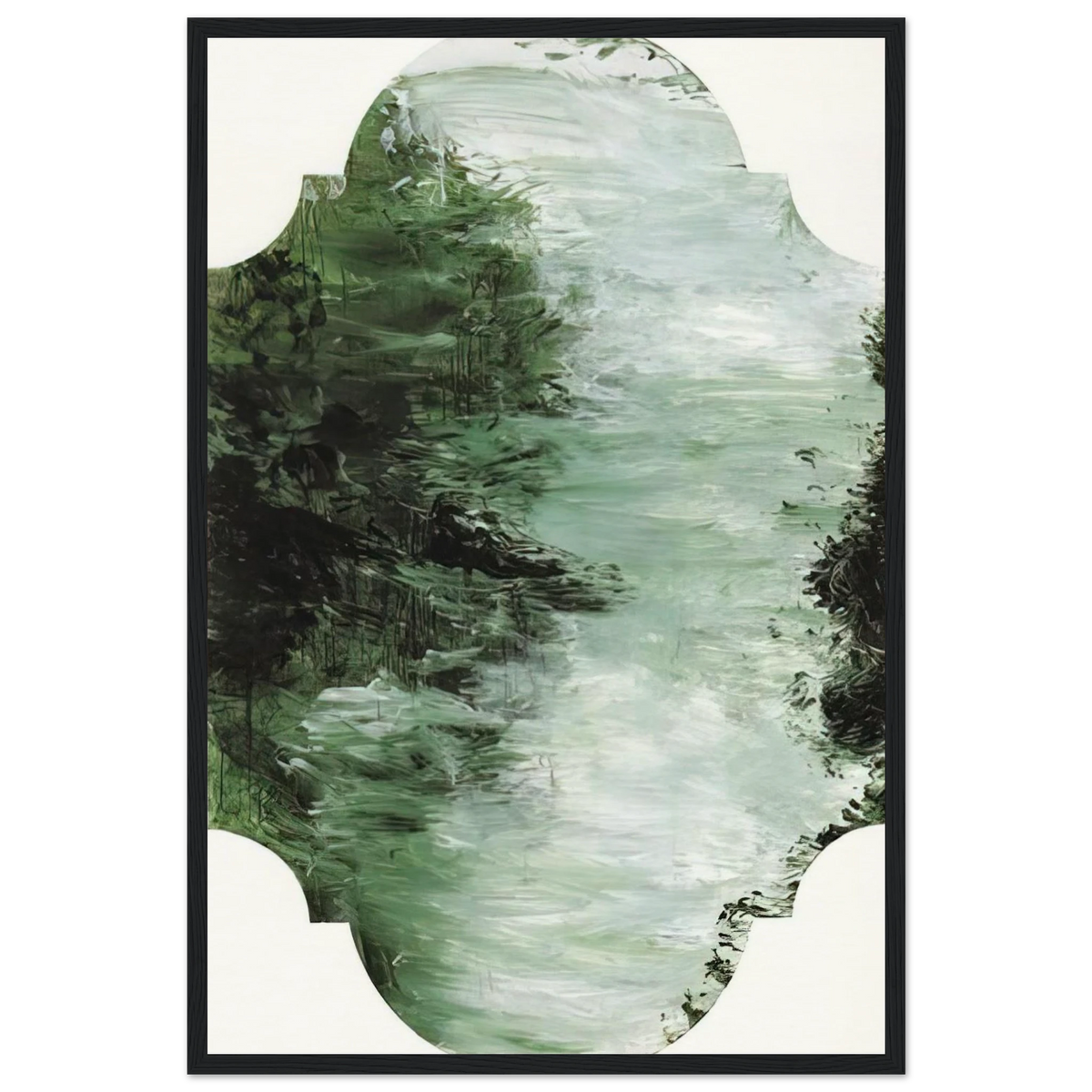Untitled Part VI Framed Poster | Cy Twombly Framed Prints Wall Art | Cy Twombly Store