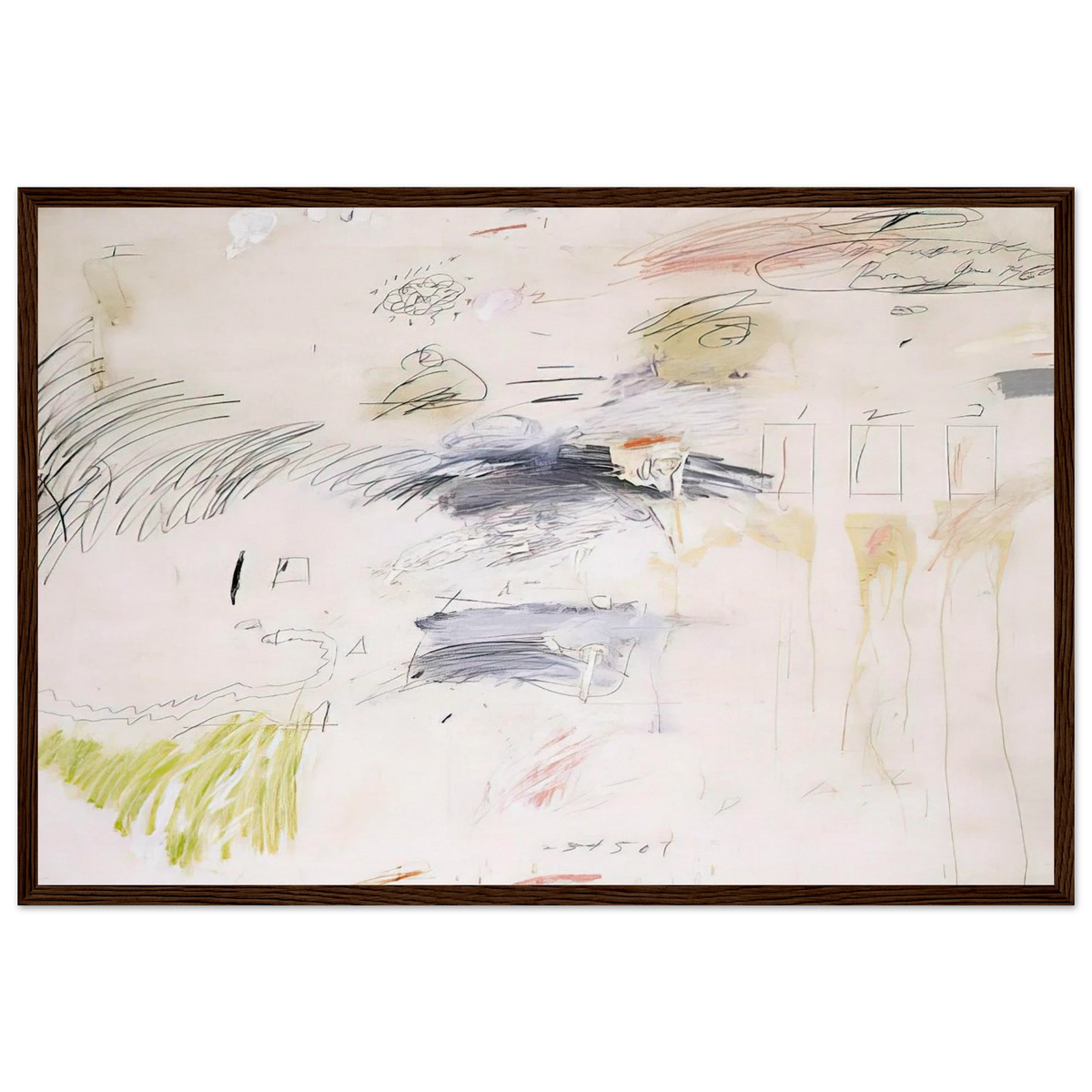 Untitled, Rome Framed Poster | Cy Twombly Framed Prints Wall Art | Cy Twombly Store