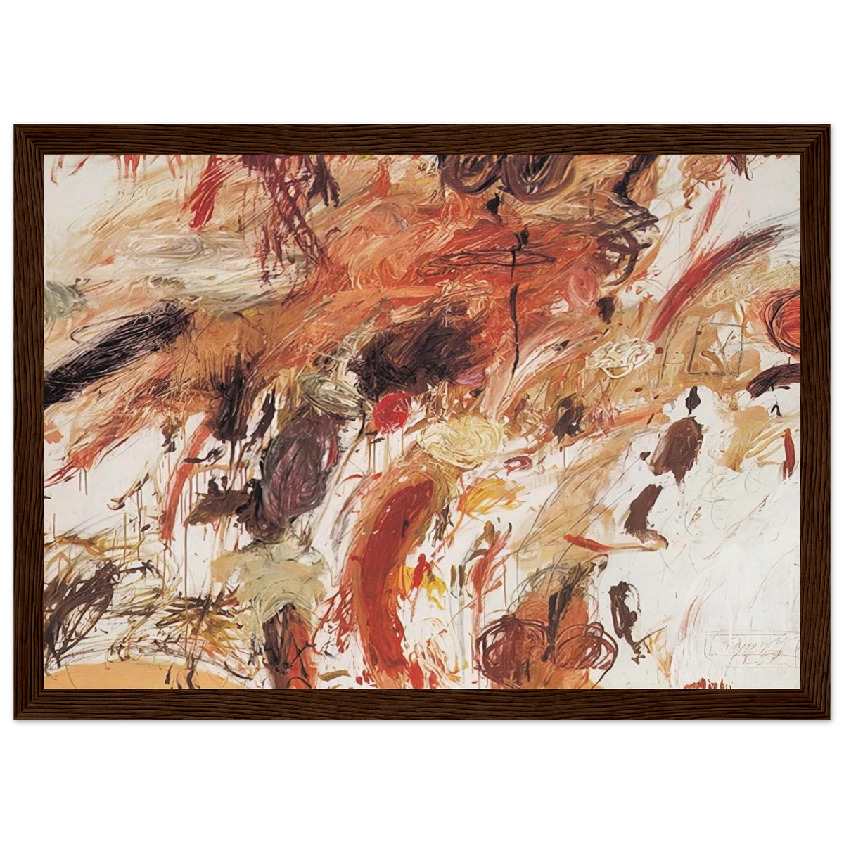 Ferragosto V Framed Poster | Cy Twombly Framed Prints Wall Art | Cy Twombly Store