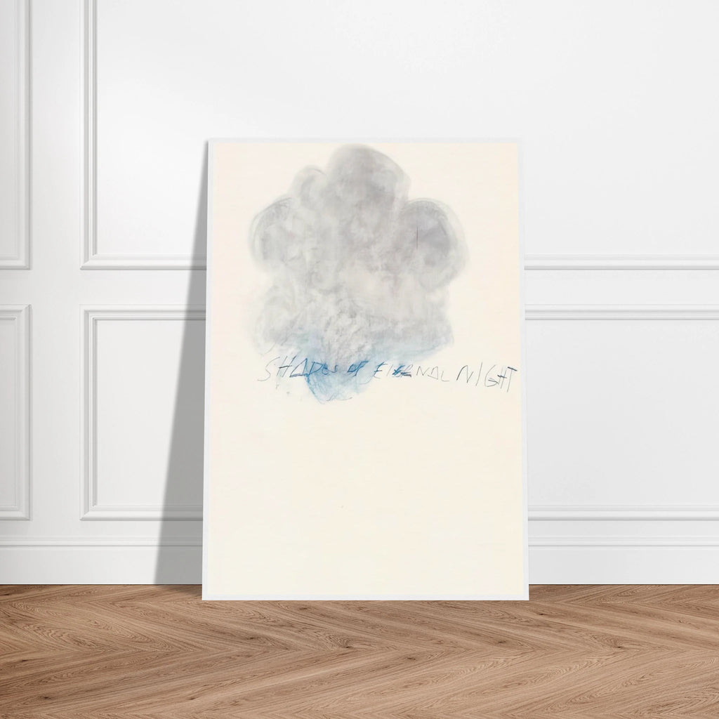 Fifty Days at Iliam. Shades of Eternal Night Framed Poster | Cy Twombly Framed Prints Wall Art | Cy Twombly Store