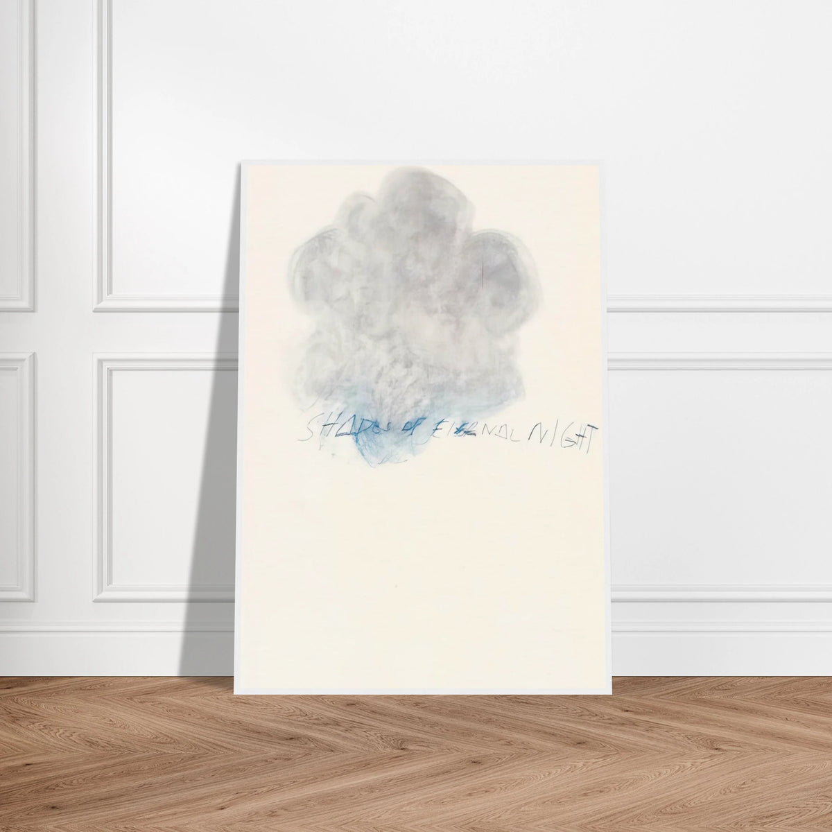 Fifty Days at Iliam. Shades of Eternal Night Framed Poster | Cy Twombly Framed Prints Wall Art | Cy Twombly Store